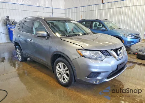 2016 Nissan Rogue Sv z USA, uszkodzony, nr VIN KNMAT2MV1GP602565